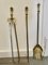 Arts & Crafts Brass Fireside Tools, 1880, Set of 3 3