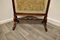 Victorian Hand Embroidered Silk and Mahogany Fire Screen, 1880s 2