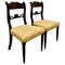 Regency Chairs with New Upholstered Seats, Set of 2 1