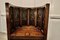 Arts and Crafts Pugin Carved Barrel Back Hall Chairs, 1880s, Set of 2, Image 5
