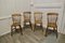 Antique Dining Chairs in Beech and Elm, 1900, Set of 4 3