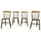 Antique Dining Chairs in Beech and Elm, 1900, Set of 4 1