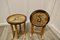 Round Chinoiserie Folding Side Tables, 1920, Set of 2 8