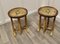 Round Chinoiserie Folding Side Tables, 1920, Set of 2, Image 4