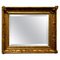 Square Gilt Rococo Wall Mirror, 1880 1