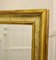 Espejo de tocador largo dorado, años 60, Imagen 7