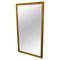 Espejo de tocador largo dorado, años 60, Imagen 1