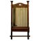 Arts and Crafts Bathroom Wall Mirror with Towel Rail, 1880s, Image 1