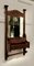 Arts and Crafts Bathroom Wall Mirror with Towel Rail, 1880s 3