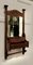 Arts and Crafts Bathroom Wall Mirror with Towel Rail, 1880s, Image 3