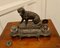 French Inkwell Stand with Hunting Retriever Dog, 1880 3