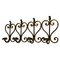 Arts and Crafts French Wrought Iron Hat and Coat Rack, 1920s 1