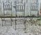 Sillas de jardín altas de hierro con correas, años 60. Juego de 8, Imagen 2