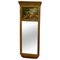 Zierlicher französischer vergoldeter Trumeau Spiegel, 1880er 1