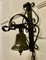 19th Century Black Wrought Iron Alpine Front Door Bell, 1890s 6