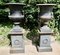 Large Cast Iron Urns, 1920, Set of 2 2