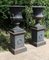 Large Cast Iron Urns, 1920, Set of 2 5