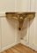 French Carved Gilt Corner Console Wall Shelf, 1890s 6