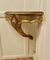 French Carved Gilt Corner Console Wall Shelf, 1890s 3