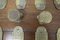 Antique Arts and Crafts Door Finger Plates and Knobs in Brass, 1880, Set of 10 4