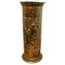 Arts and Crafts Embossed Brass Stick Stand, 1920 1