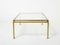 Coffee Table in Gilded Iron Glass by Maison Ramsay, 1950 7