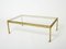 Coffee Table in Gilded Iron Glass by Maison Ramsay, 1950 10