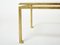 Coffee Table in Gilded Iron Glass by Maison Ramsay, 1950 2