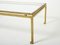 Coffee Table in Gilded Iron Glass by Maison Ramsay, 1950, Image 9