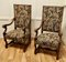 French Arts and Crafts Gothic Walnut Library Chairs, 1880, Set of 2 2
