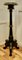 Tall Arts & Crafts Cast Iron Candle Stick or Torchère, 1800 7