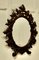 Espejo oval tallado de la Selva Negra, 1880, Imagen 4