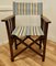 Edwardian Canvas Directors Chairs, 1950s, Set of 3 5