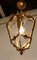 Decorative French Gilt Brass Lantern Pendant Light, 1930 2