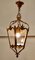 Decorative French Gilt Brass Lantern Pendant Light, 1930 4