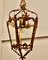 Decorative French Gilt Brass Lantern Pendant Light, 1930 7