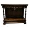 Antique Gothic Green Buffet in Carved Oak, 1600s 1