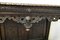 Antique Gothic Green Buffet in Carved Oak, 1600s 6