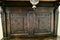 Antique Gothic Green Buffet in Carved Oak, 1600s 9