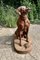 Large Weathered Cast Iron Statue of Retriever Hunting Dog, 1970, Image 3