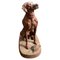 Grande Statue de Chien de Chasse Retriever en Fonte d'Acier, 1970 1