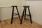 Vintage French High Stools, 1950, Set of 2 3