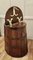 Antique Ships Salt Beef Barrel in Oak and Brass, 1850 10