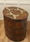 Antikes Ships Salt Beef Barrel aus Eiche & Messing, 1850 8