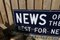 Vintage News of the World Newspaper Enamel Sign, 1930s, Image 4