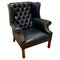 Wing Back Chesterfield Library Chair, 1880 1
