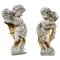 Weathered Classical Statues of Children with Flowers, 1950, Set of 2 1