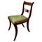 Chaise de Bureau Regency avec Décoration en Laiton, 1800 1