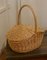 Lined Oval Wicker Picnic Basket, 1960, Image 3