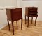 French Bedside Tables in Cherry Wood, 1920, Set of 2 6